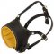 M63 - PRICE LEVEL 2 - Adjustable Padded Leather Dog Muzzle for Walking and Training