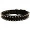 S33N - PRICE LEVEL 2 - Nylon Nickel Spiked Dog Collar