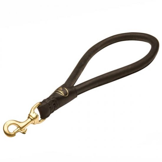 L35 - PRICE LEVEL 2 - Short Leather Dog Leash
