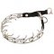 HS71 - PRICE LEVEL 1 - Stainless Steel Pinch Collar with Click Lock Buckle and Nylon Loop