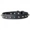 S33S - PRICE LEVEL 2 - Leather Spiked Dog Collar
