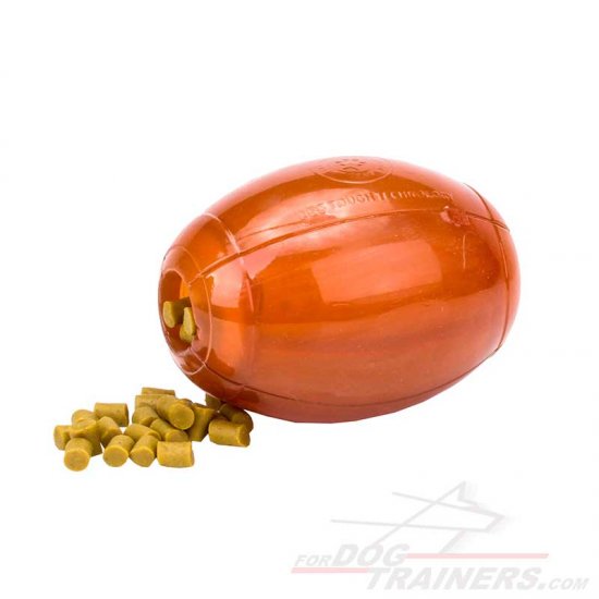 TT45 - PRICE LEVEL 2 - Chewing Rubber Dog Toy for Treats and Kibble Dispensing - Large