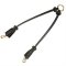 L34 - PRICE LEVEL 2 - Leather Dog Coupler Decorated with Tassels