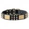 C86 - PRICE LEVEL 2 - Exclusively Decorated Dog Collar Of Natural Leather