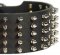 C92 - PRICE LEVEL 2 - Extra Wide 3 inch Spiked Leather Dog Collar