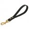 L8 - PRICE LEVEL 2 - Short Leather Dog Leash - Training Pull Tab