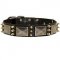 C87 - PRICE LEVEL 2 - Designed Leather Dog Collar For Stylish Pet Owners and Their Canines