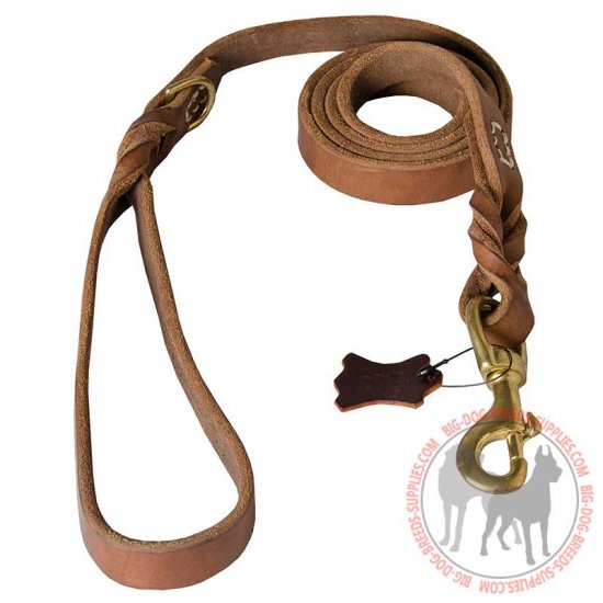 L77 - PRICE LEVEL 2 - Leather Dog Leash for Training and Walking