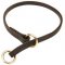 C95 - PRICE LEVEL 2 - Silent Choke Leather Dog Collar for Training