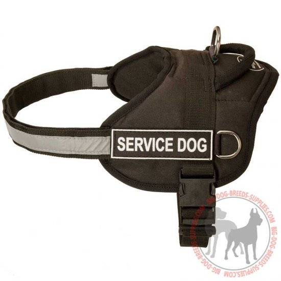 H6P - PRICE LEVEL 2 - Lightweight Nylon Dog Harness for SAR, Police Service, Tracking, Training, Walking