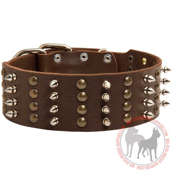 S92 - PRICE LEVEL 2 - Extra Wide Leather Dog Collar