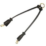 L34 - PRICE LEVEL 2 - Leather Dog Coupler Decorated with Tassels