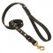 L36 - PRICE LEVEL 2 - Leather Dog Leash with Brass Studs