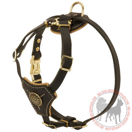 H2R - PRICE LEVEL 2 - Nappa Leather Padded Dog Harness for Small Puppies