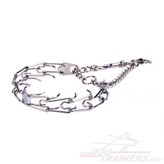 HS100- PRICE LEVEL 1 - Stainless Steel Dog Pinch Collar, 1/10 inch (3.2 mm) Prong Diameter - HS 50103 (55)