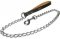 L102 - PRICE LEVEL 2 - Large Chain Leash with Leather Handle