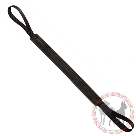 TE42 - PRICE LEVEL 2 - Leather Dog Bite Tug with 2 Handles