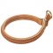C45 - PRICE LEVEL 2 - Braided Leather Choke Dog Collar for Training and Behavior Correction