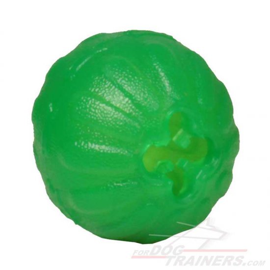 TT25 - PRICE LEVEL 2 - "Mental Stimulator" Chew Dog Ball for Treat Dispensing