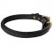 C47 - PRICE LEVEL 2 - Braided leather Dog Collar for Walking and Training