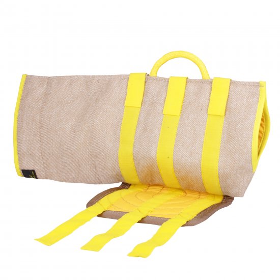 PSC52 - PRICE LEVEL 2 - Dog Bite Sleeve Protection Jute Cover with Patch