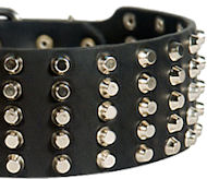 C94 - PRICE LEVEL 2 - 3 inch Studded Leather Dog Collar