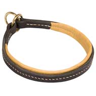 C100 - PRICE LEVEL 2 - Leather Choke Dog Collar for Training and Walking Activities