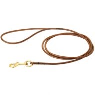L38 - PRICE LEVEL 2 - Round Leather Dog Leash