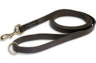 L2ST - CUSTOM MADE - Leather Patrol Leash with STAMP Vonwolf K9!!!