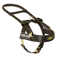H18 - PRICE LEVEL 2 - Leather Dog Harness for Guide and Assistance