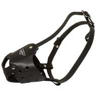 M51 - PRICE LEVEL 2 Anti-Barking Leather Dog Muzzle
