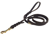 L313 - PRICE LEVEL 2 - Leather Dog Leash 2 to 6FT x 1/2-Inch for Mastiff
