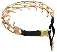 HS20 - PRICE LEVEL 1 - Curogan Dog pinch collar & nylon loop-without any nickel HS