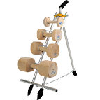 TE400 - PRICE LEVEL 2 - Solid Dumbbell Stand for Professional Dog Training