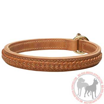 Reliable Leather Choke Dog Collar