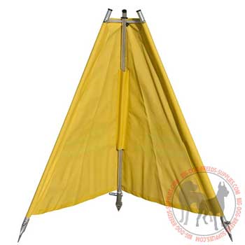 Schutzhund blind for dog aluminum / steel firm construction