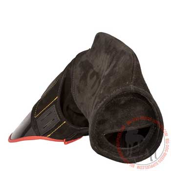 Dog bite training sleeve with inside padded handle