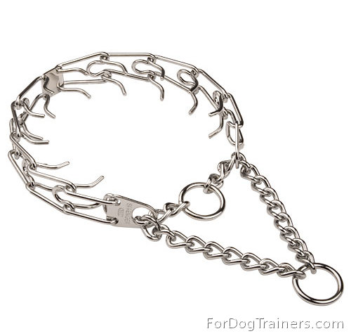 HS22 - PRICE LEVEL 1 - HS Dog Pinch Collar Chrome Plated