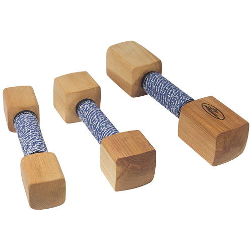 WDF2 - PRICE LEVEL 2 - SCHUTZHUND TRAINING DUMBBELL with french linen cover1000G