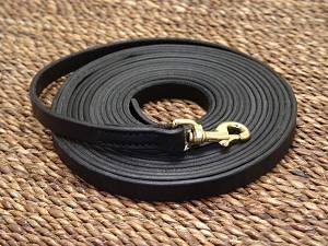 L520 - PRICE LEVEL 2 - Leather dog leash for tracking