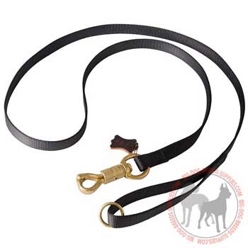 Dog nylon leash rust proof hardware