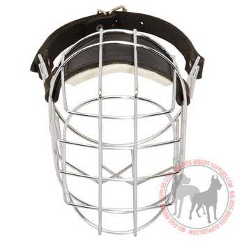 Dog wire muzzle breathable